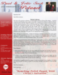 Paul Sock Prayer Letter:  First Missions Conference Held in Warsaw, Poland