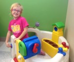 joy at pediatrician