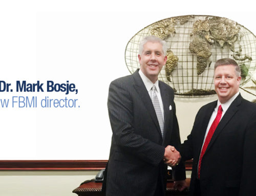 Meet Our New Director, Dr. Mark Bosje