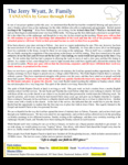 Jerry Wyatt, Jr. Prayer Letter:  New Opportunities