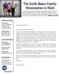 Keith Baker Prayer Letter:  Helping With Two New Church Plants