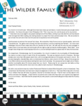 Daniel Wilder Prayer Letter:  First Teen Camp