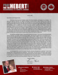 Brian Hebert Prayer Letter:  Increasing