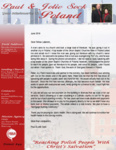 Paul Sock Prayer Letter:  Spring Blessings