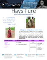 John Hays Prayer Letter: 400 Ugandan Refugee Camps Receive Water