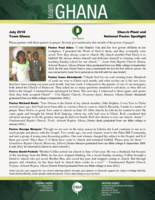 Team Ghana National Pastor Spotlight: Answers to Prayer
