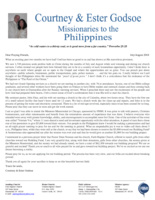 Courtney Godsoe Prayer Letter:  Our Dream Is Becoming a Reality!
