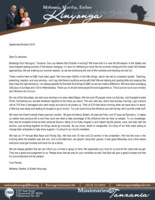 Mshama Kinyonga Prayer Letter: Faithful in the Little Things