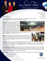 Dan Siemer Prayer Letter:  To Remember You Is to Thank God for You!
