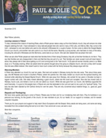 Paul Sock Prayer Letter:  Learning About Poland