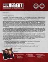 Brian Hebert Prayer Letter:  Blessings and Burdens