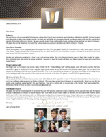 Jerry Wyatt III Prayer Letter:  Project Building Faith
