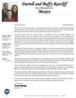 Darrell Ratcliff Prayer Letter:  The Lord Has Blessed in Many Ways