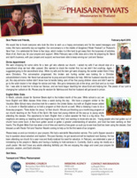 Teerapat Phaisarnpiwat Prayer Letter: Divine Appointment