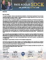 Paul Sock Prayer Letter: The Trying of Our Faith