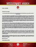 Missionary #6004 Prayer Letter: Nothing Is Hidden From the Lord