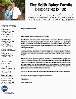 Keith Baker Prayer Letter: School Is Back in Session!