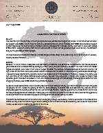 Montana Morrow Prayer Letter:  A Shelter in the Time of Storm