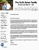 Keith Baker Prayer Letter: Soul Winning in a New Town