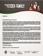 Christopher Yetzer Prayer Letter: Progress Amidst Limitations