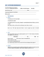 thumbnail of Exit Interview Worksheet-Interactive