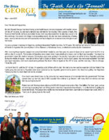 Brian and Liesl George Prayer Letter: Emergency Furlough