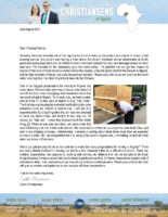 Caleb and Emily Christiansen Prayer Letter: Shipping Container Ready to Go