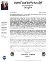 Darrell and Buffy Ratcliff Prayer Letter: Christmas Prayer Letter 2021