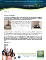 Wes and Cynthia Palla Prayer Letter: New Growth in Spring