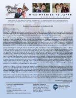 Go and Danielle Oishi Prayer Letter: Reminded of What Amazing People God Has Blessed Us With
