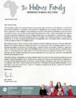 Mark and Sabrina Holmes Prayer Letter: 20 Years of Ministry Updates