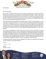 Ron and Laura Back Prayer Letter: Off to an Amazing Start!