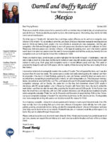 Darrell and Buffy Ratcliff Prayer Letter: Reaching the Multitudes for Christ!