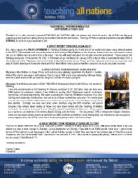 Carolyn Tutton Prayer Letter: God Is Blessing and Using TAN!