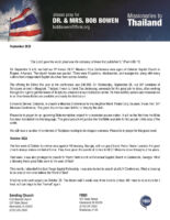 Bob and Jacqueline Bowen Prayer Letter: 36th Container of Bibles Arrives in Thailand!