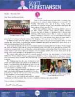Scott Christiansen Prayer Letter: Training the Next Generation