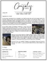Daniel and Megan Gonzalez Prayer Letter: Missions Conferences
