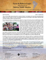 Xavier and Rebecca Lopez Prayer Letter: Perseverance, Souls Saved, and God’s Blessing!