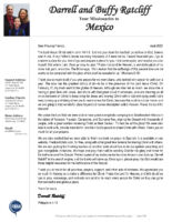 Darrell and Buffy Ratcliff Prayer Letter: Praise the Lord for Heaven!