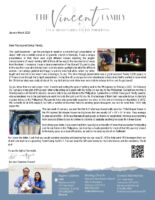 Ian and Czarinna Vincent Prayer Letter: On the Field!