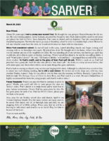 Mike and Maria Sarver Prayer Letter: Praise God for and Pray for Paul