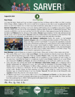 Mike and Maria Sarver Prayer Letter: A Receptive People
