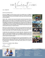 Ian and Czarinna Vincent Prayer Letter: Busiest Time of the Year