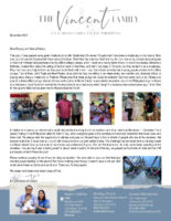Ian and Czarinna Vincent Prayer Letter: Milestones