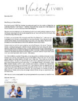 Ian and Czarinna Vincent Prayer Letter: Each One, Reach One!