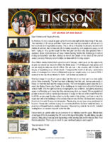 Garry and Mindy Tingson Prayer Letter: Let Us Rise Up and Build!