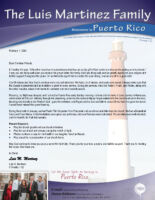 Luis and Carolina Martinez Prayer Letter: Off to a Good Start