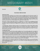 Missionary #6501 Prayer Letter: Team Eurasia Coming and Going