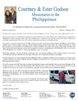 Courtney and Ester Godsoe Prayer Letter: Off to a Great Start in 2024!