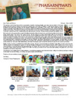 Teerapat and Tiffany Phaisarnpiwat Prayer Letter: A Time of Transition